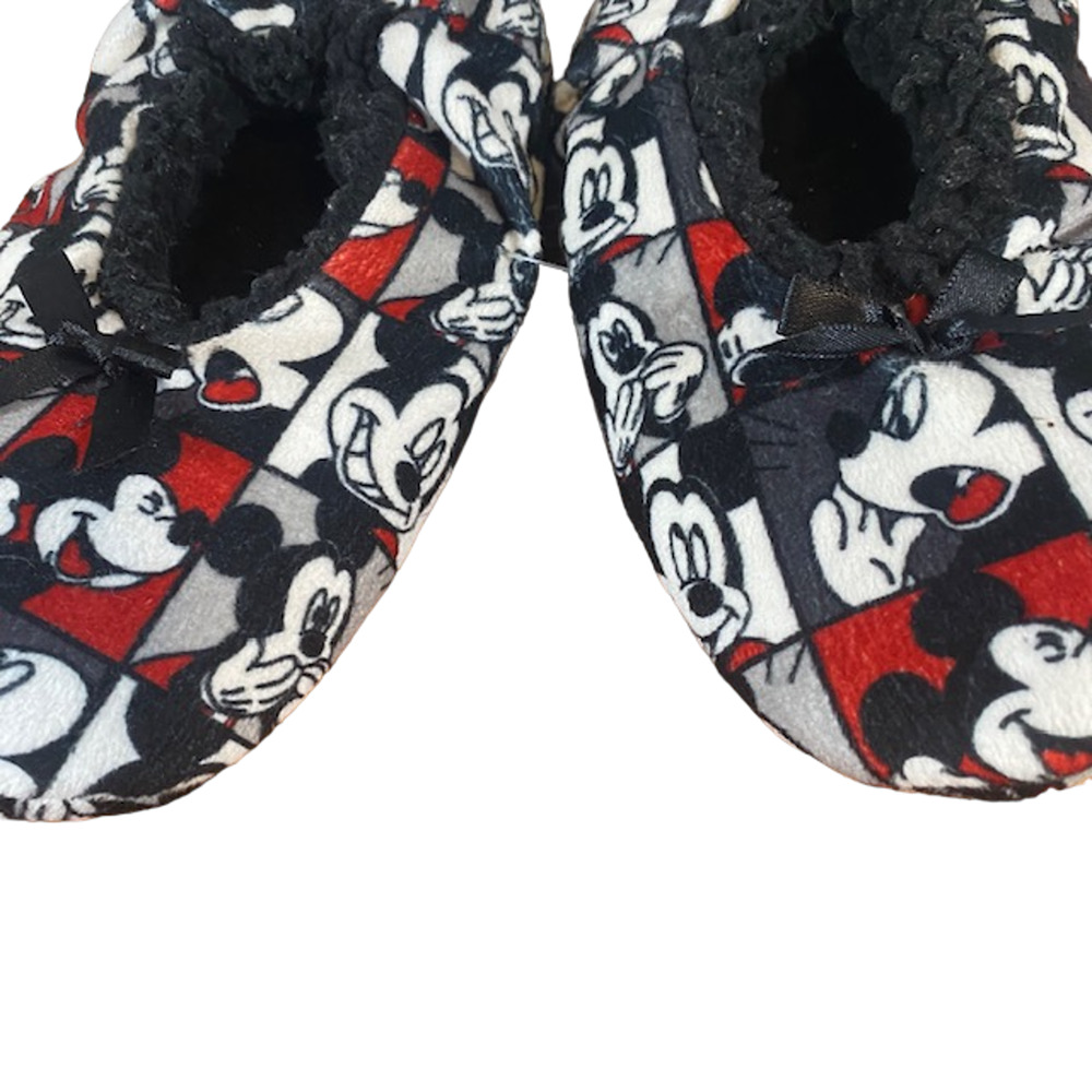 Disney Mickey Mouse Women’s Slip-On Warm Cozy Slippers Size 5/6 - Picture 7 of 9